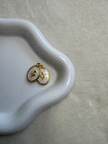 Charms cadre de fleur en or